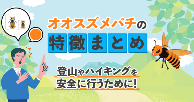 オオスズメバチの特徴まとめ　登山やハイキングを安全に行うために